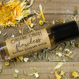 FLAWLESS Herbal Blemish Stick | Spot Treatment | Organic Blemish Stick | Natural Blemish Treatment | Blemish Spot Treatment |