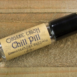 CHILL PILL Essential Oil Roll-On | Calming Essential Oils  | Essential Oils for Stress Relief | Oils for Nervous Tension