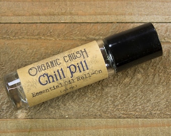 CHILL PILL Essential Oil Roll-On | Calming Essential Oils  | Essential Oils for Stress Relief | Oils for Nervous Tension