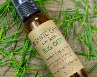Kid's BUG OFF! Herbal Bug Spray for Kids |  Natural  Bug Repellent for Children