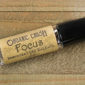 FOCUS Essential Oil Roll-On | Attention Assist for Adults |  Focus Roller | Oils for Concentration
