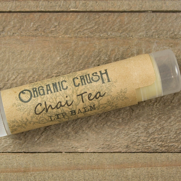 CHAI TEA Lip Balm  | Organic Lip Balm | Natural Lip Balm | Chai Spice Lip Balm | Natural Chapstick | Chai Chapstick | Organic Chai Lip Balm