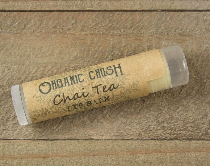 CHAI TEA Lip Balm  | Organic Lip Balm | Natural Lip Balm | Chai Spice Lip Balm | Natural Chapstick | Chai Chapstick | Organic Chai Lip Balm