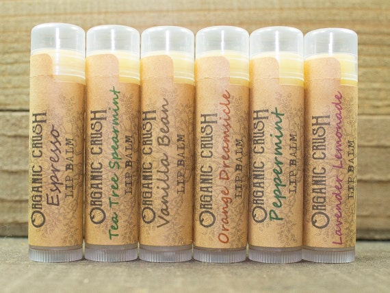 PICK 3 Lip Balms | Organic Lip Balm | Natural Lip Balm | Natural Chapstick | Lip Balm Bundle | Set of 3 Lip Balms | Lip Balm 3 Pack