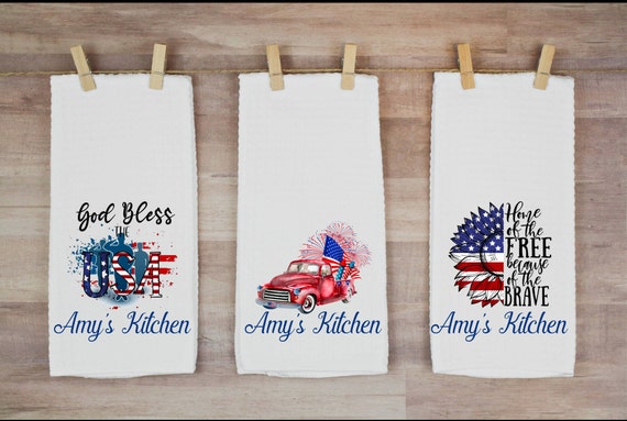 Patriotic hand towels hotsell