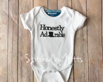 Honestly Adorable Abraham Lincoln, President shirt, Funny Toddler Shirt, Funny Toddler gift, Baby Shower Gift, History shirt