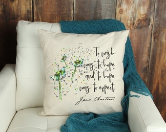 Pillow cover, Inspirational gift, Gift for her, Spring pillow covers, Spring flowers pillow, Floral pillow, Farmhouse Pillow