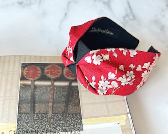 Aka Sakura Japanese floral pattern Headband