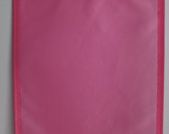 Pink  Garden Yard Flag Solid Color Nylon Handmade 12x18 IN – Seller Sewn Craft Blank