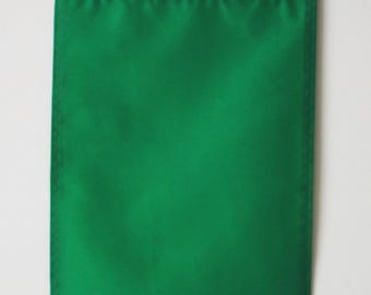 Handmade Green Nylon Garden Flag 12x18 IN – Seller Sewn Craft Blank Garden Decor