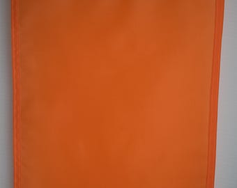 Pumpkin - Orange  Garden Yard  Flag 12x18 IN – Seller Sewn Craft Blank Nylon