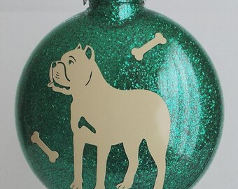 Cane Corso Dog Ornament Holiday Pet Silhouette Decoration