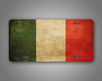 Italian Flag Italy Flag Metal Aluminum Car License Plate Tag Italia Car Truck Parts Decals Emblems Licence Frames Guam Usedcars Com<script async src=
