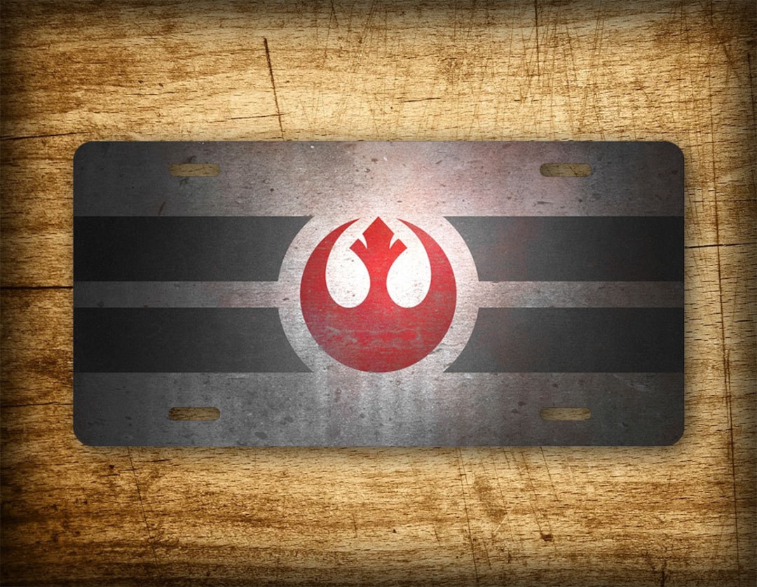 Star Wars Rebel Alliance 6x12 License Plate Galactic Empire Emperial ...