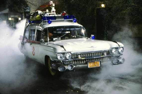 ECTO-1 New York Signs 4 Fun Ghostbusters Metal Stamped License Plate ECTO-1 New York Signs 4 Fun Ghostbusters Metal Stamped License Plate