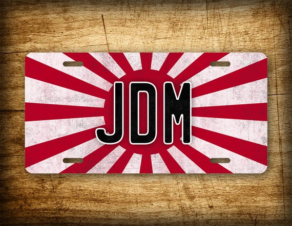 IMPERIAL JAPANESE FLAG CUSTOMIZED LICENSE PLATE Auto /& truck 6/" x12/" JDM