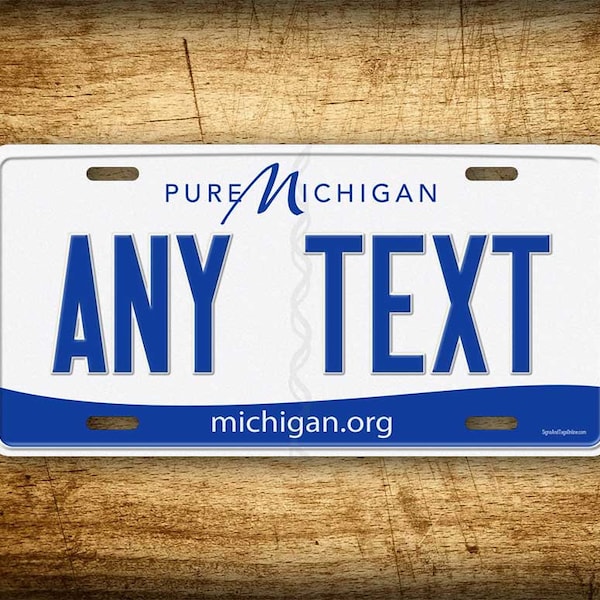 Michigan License Etsy
