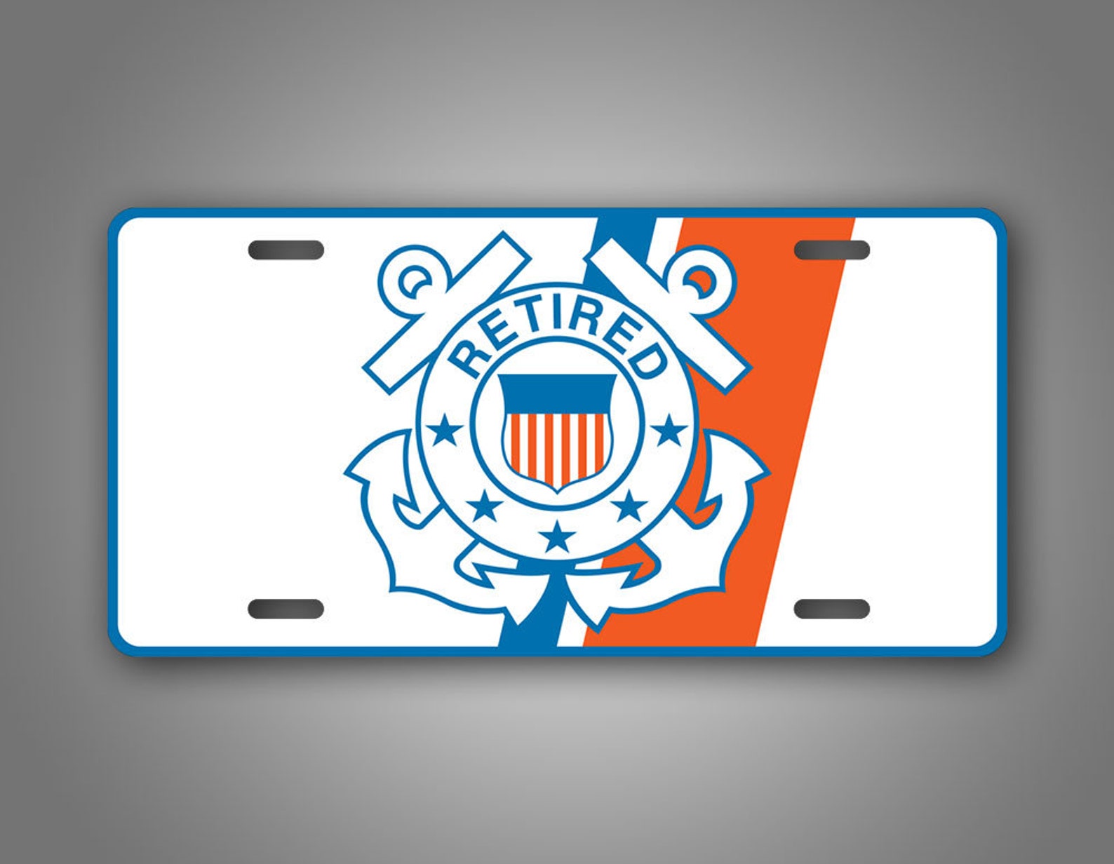 United States Coast Guard License Plate Frame
