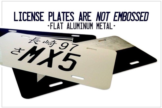 MOVE OVER Road Rage Mirror 6x12 License Plate Silver Auto Tag Metal Sign -   Israel