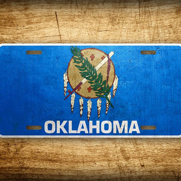 Oklahoma License Plates Etsy
