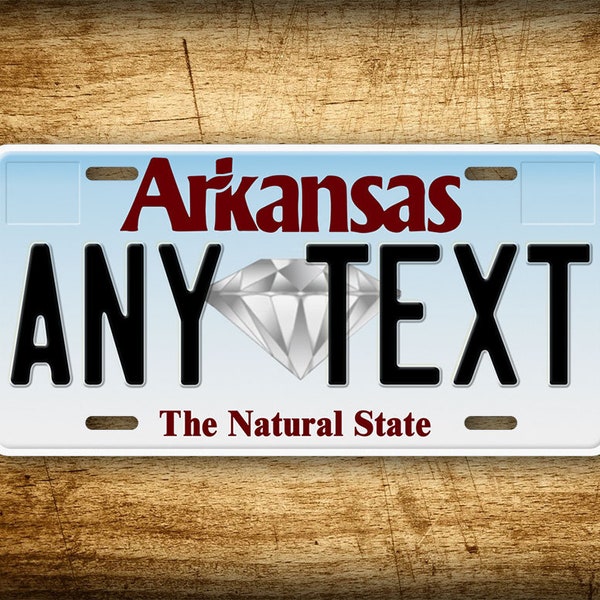 Personalized Novelty Arkansas State 6x12 License Plate