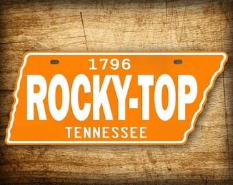 1950 Antique Tennessee License Plate White & Black Vintage | Etsy