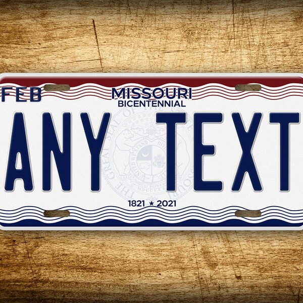 thumbnail interactive-video image 1 of Indiana State Police Personalized Novelty License Plate - Custom Text, 12x6 Inches, High Gloss Aluminum By Brotherhood 1 of 2