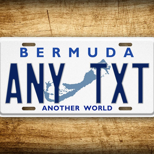 Personalized New Providence Bermuda Another World Tag Custom 6x12 Novelty License Plate