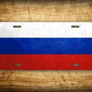 Russia Flag Rectangular Sticker, Zazzle