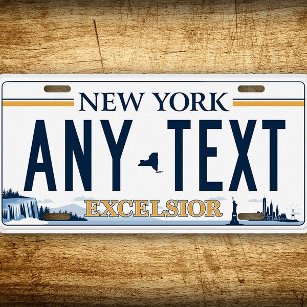 License Plate Motorcycle New York Etsy