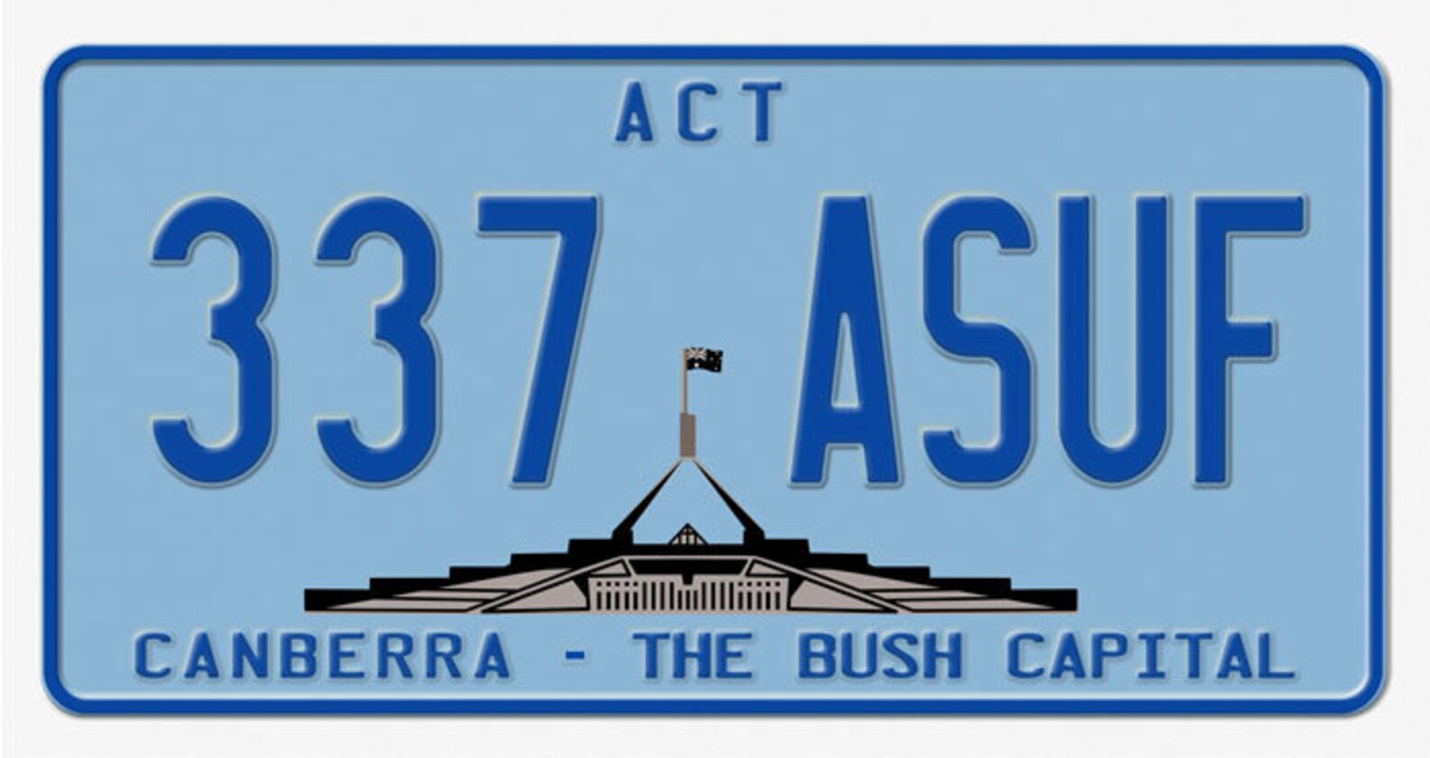 Customized Australia Canberra License Plate 6x12 US Auto Etsy