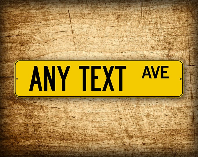 Personalized 4x18 Baby Pink Street Sign ANY TEXT Etsy