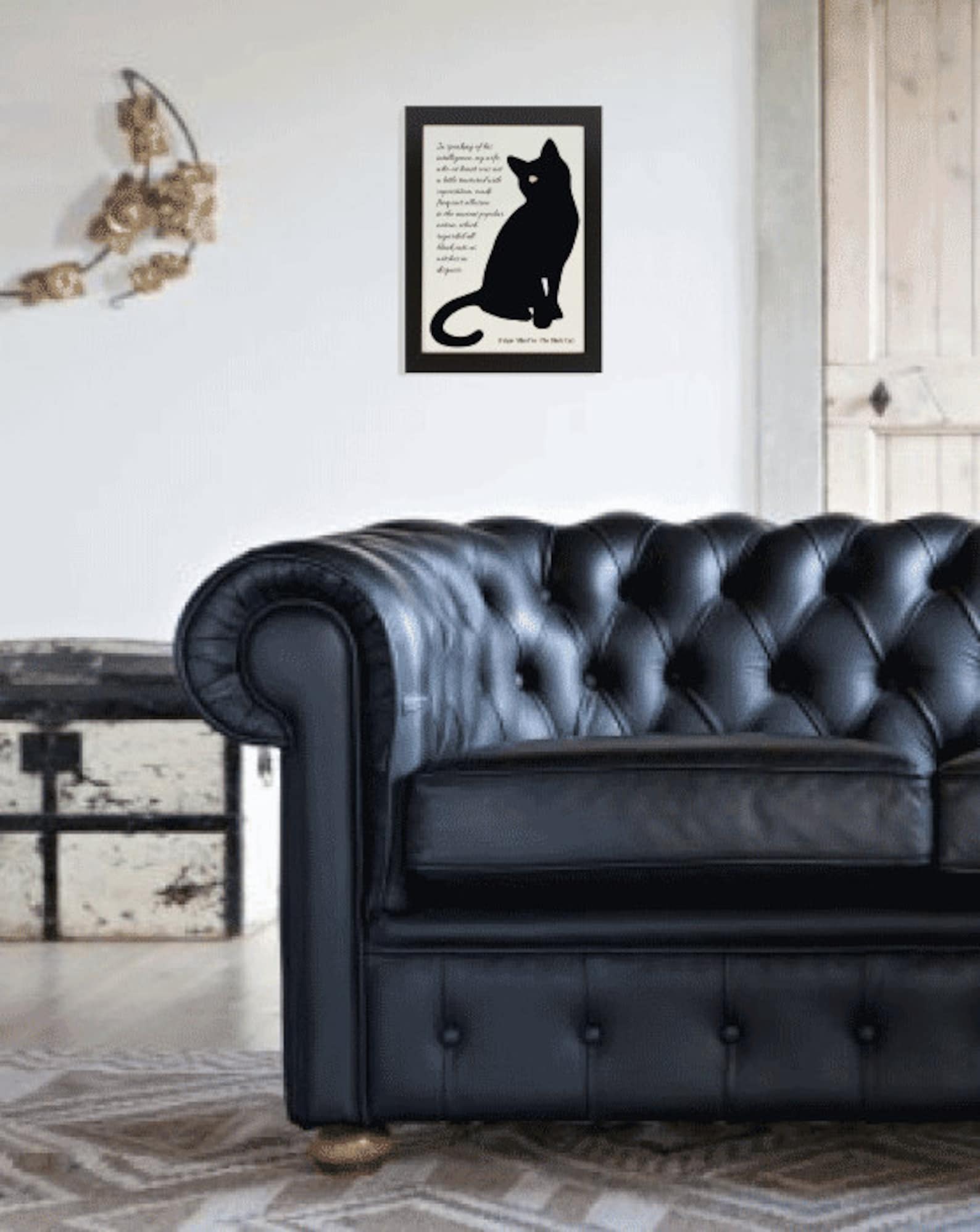 PRINTABLE Poster the Black Cat by Edgar Allan POE Book | Etsy