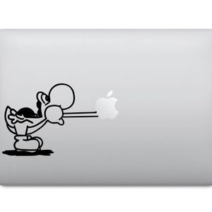 Stickers YOSHI - Mario BROS, decal, adesivi per MAC - MacBook pro air 11, 13 15&#39;&#39;