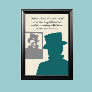 Carteles imprimibles El RETRATO de DORIAN GRAY, Oscar Wilde, amantes de la lectura,lista para imprimir,descargas instantáneas,libros