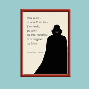 Carteles imprimibles DRACULA BRAM STOKER, amantes de la lectura, lista para imprimir, descargas instantáneas, libros, Navidad,books addicted