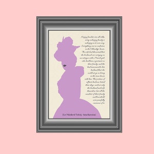 Carteles imprimibles ANA KARENINA de Leon TOLSTOI, amantes de la lectura, lista para imprimir, descargas instantáneas, libros, Navidad, Anna
