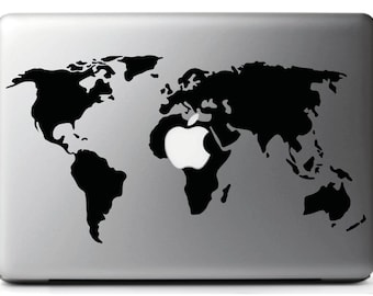 Stickers MacBook decal WORLD PLANISFERO, stickers for MAC - MacBook pro air 13, 15'' stickers for mac, cheap gifts, macbook decals