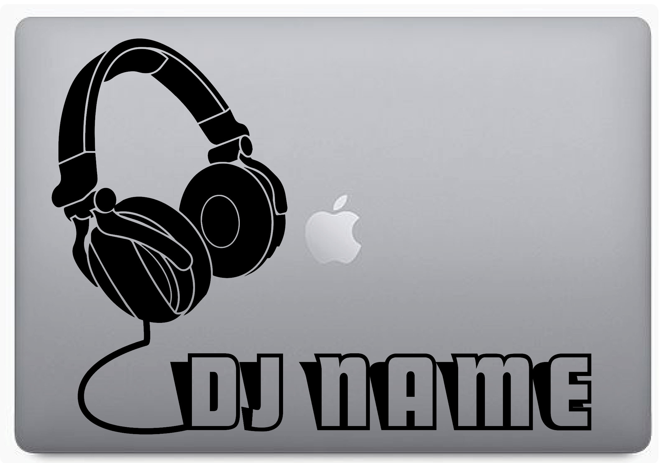 Smiling Headphones Sticker, Music Vinyl Sticker, Headphone Stickers Laptop,  Computer Stickers, DJ Music Gift, Gift for Streamer, Gamer Gifts 