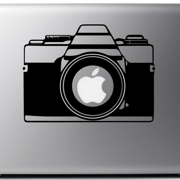 Stickers for Mac Macchina fotografica, vinyl decal for MacBook pro air 11, 13, 15, 17'' - Camera vintage Adesivi in vinile per il tuo Mac.