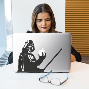 STICKERS for Mac DARTH VADER Star Wars MacBook Pro Air 11, 13, 15, 17'' stickers MacBook pro, star wars MacBook decal, star wars addicted image 2