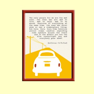 Carteles imprimibles EN EL CAMINO de Kerouac, amantes de la lectura,lista para imprimir,descargas instantáneas,libros,Navidad,books addicted