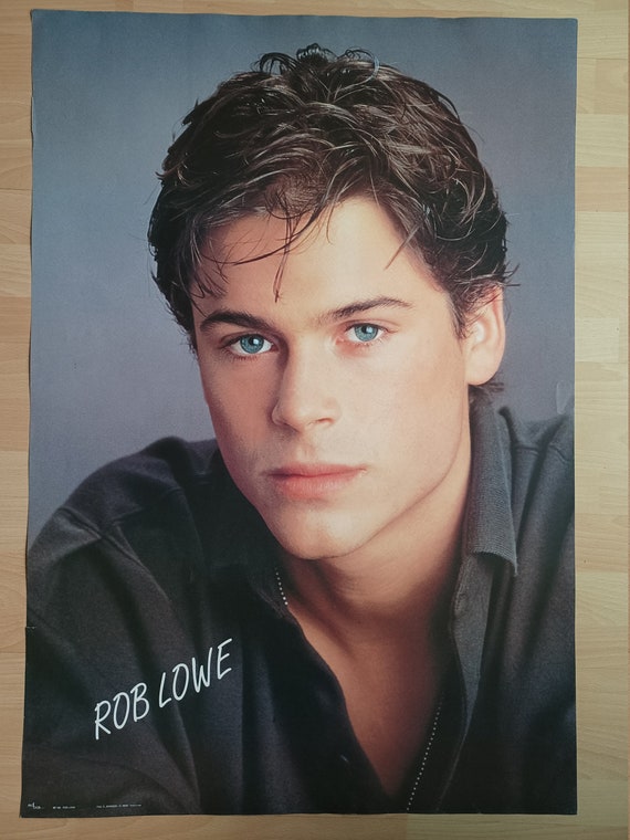 Rob Lowe Authentic 1980's Poster Etsy Hong Kong