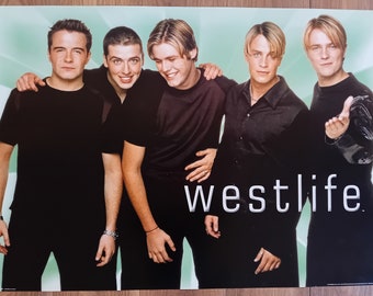 Westlife Original 2000 Vintage Poster
