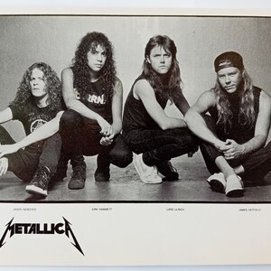 Metallica Original Vintage 1990 Postkarte