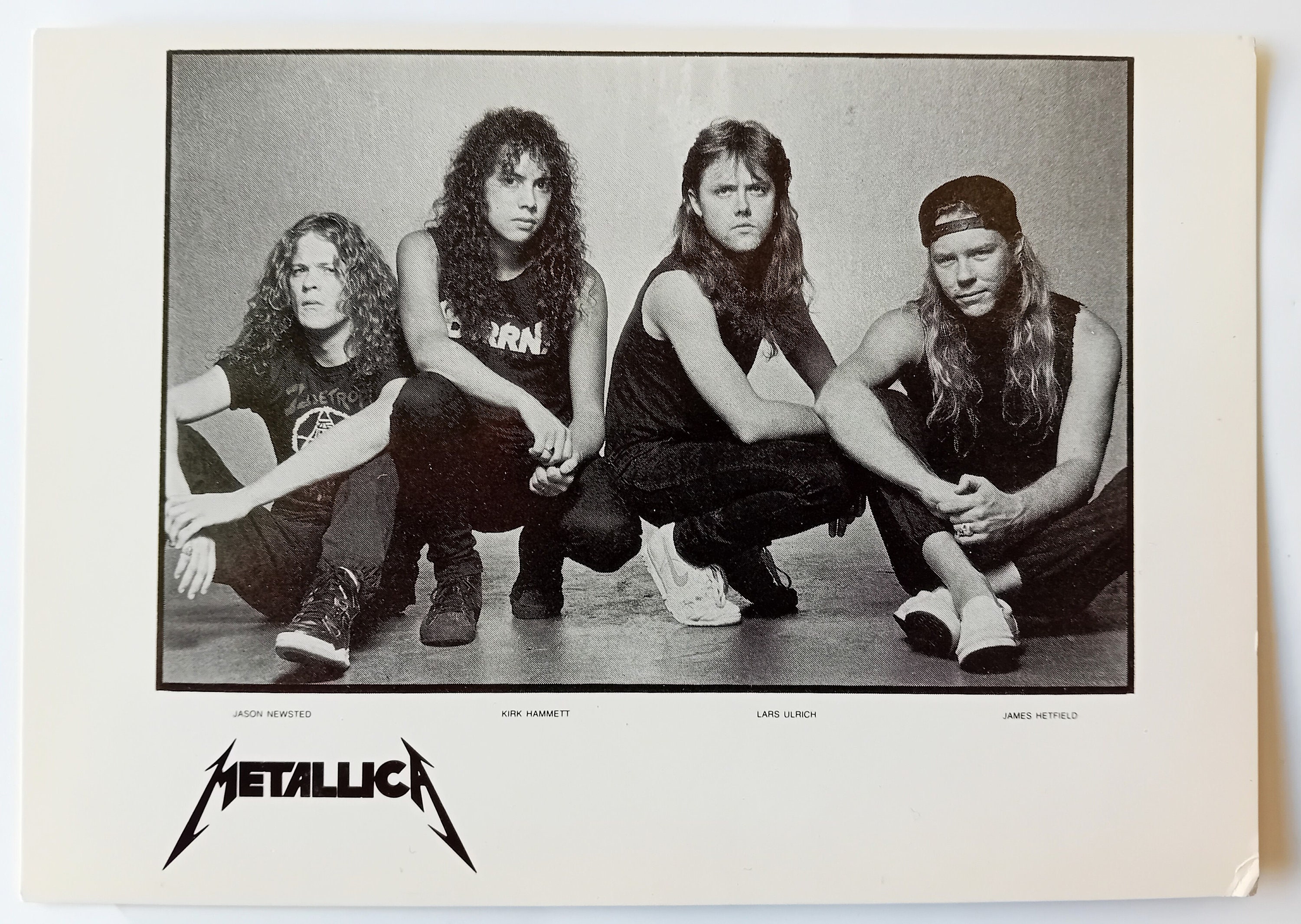 Metallica Original Vintage 1990 Postcard - Etsy