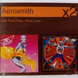 Aerosmith - Just Play Push / Nine Lives 2CD Box Set 2007 Brand New Sealed
