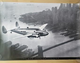 Howard Hughes Plane at start of flight .. Poster Kunstdruck Bild 80x60cm 