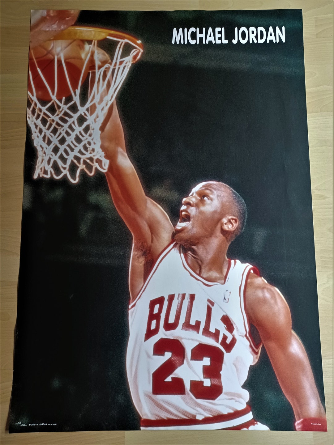 Michael Jordan Original 1980's Vintage Poster