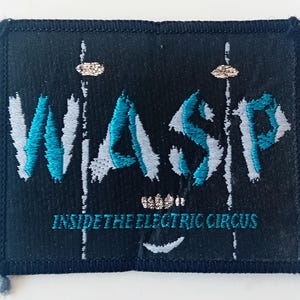 WASP - Inside The Electric Circus Vintage 1980-talsmärke